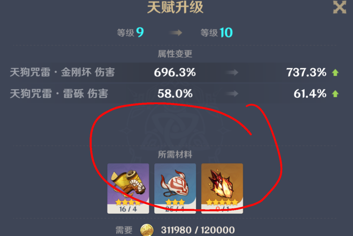 原神九条娑罗技能突破材料是什么 Lu18玩吧 原神九条娑罗技能突破材料是什么 Lu18玩吧